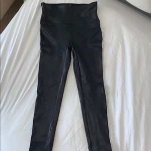 SPANX Faux Leather Leggings